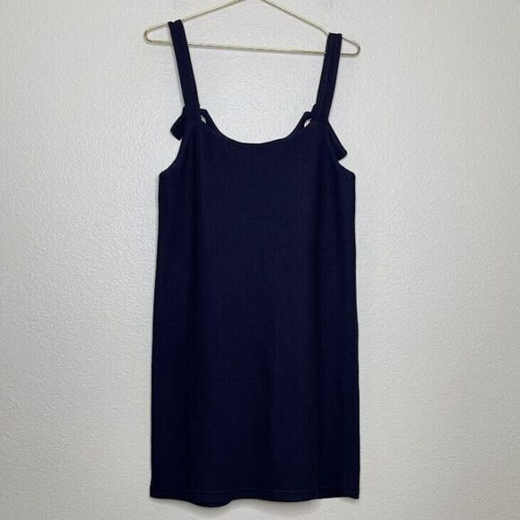 Etam Dress Medium Mini Blue School Girl Sleeveless Shift Uniform Preppy EU 38 - Picture 10 of 10